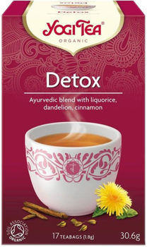 Herbata Yogi Tea Detox Bio 17x1.8 g Oczyszczajaca (4012824402492)