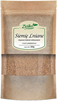Suplement diety Ziółko Siemię Lniane brązowe mielone 500g (5904323160296)