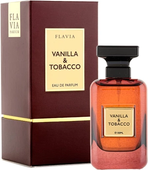 Парфумована вода унісекс Flavia Vanilla & Tobacco 100 мл (6294015150773)