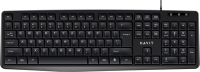 Клавиатура проводная Havit HV-KB2006 USB Black