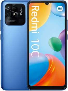 Smartfon Xiaomi Redmi 10C 3/64GB DualSim Ocean Blue (TKOXAOSZA0502)
