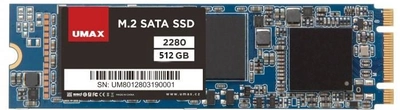 Dysk SSD Umax 512GB M.2 2280 SATA III 3D NAND (TLC) (UMM250006)