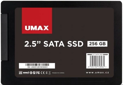 Dysk SSD Umax 256GB 2.5" SATA III 3D NAND (TLC) (UMM250008)