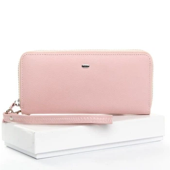 Женский кошелек-клатч Classic кожа DR. BOND W38 pink