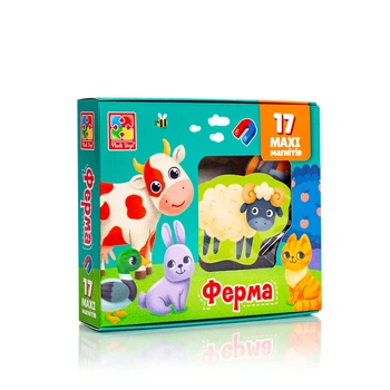 Игра настольная Vladi toys набор магнитов Ферма 17 магнитов (VT3106-24)