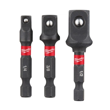Набор переходников Milwaukee 1/4" Hex на квадраты 1/4", 3/8", 1/2 (4932479228)