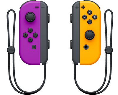 Kontroler Nintendo Switch Joy-Con Pair Neon Purple Orange (0045496431310)