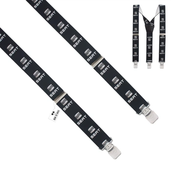 Подтяжки Bow Tie House черные SEAT 09853