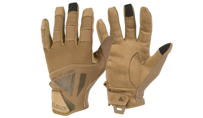 Рукавиці тактичні M Темний Койот Helikon-tex Direct Action Hard Gloves M Coyote Brown (GL-HARD-PES-CBR-B04-M)