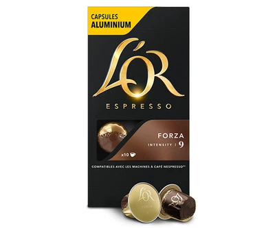 Кофе в капсулах Nespresso L`OR Espresso Forza 10шт