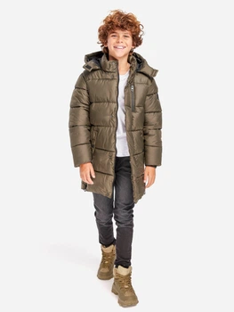 Дитяче демісезонне пальто для хлопчика Minoti 15coat 13 39584JNR 92-98 см Хакі (5063025180602)