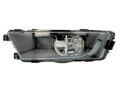 Протитуманна фара Depo Skoda Octavia A7 2012- чорна ліва сторона 665-2013L-UE2