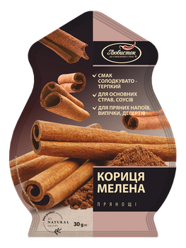 Кориця мелена Любисток 30 г