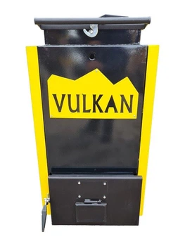 Шахтний твердопаливний котел Vulkan Termo 20 кВт нижнього горіння з чавунними колосниками
