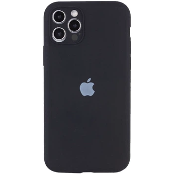 Чехол Silk Full Camera Protective (AA) для Apple iPhone 13 Pro Max (6.7") Черный / Black Без бренда