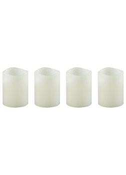 4 белый Livarno – шт восковых свечей Набор ROZETKA светодиодных | покупателей отзывы Home