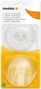 Накладки для годування Medela Contact Nipple Shield Large 24 мм 2 шт (200.1630) (7612367016674)