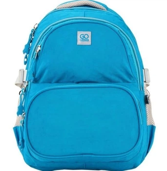 Рюкзак шкільний GoPack 100 GО-3 голубий 39x28x11 см 13 л GO17-100M-3
