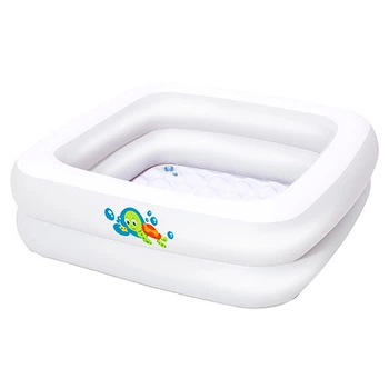 Детский надувной бассейн Bestway 51116, белый, 86 х 86 х 25 см