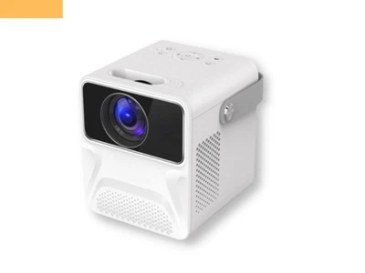SMART проектор HD(1280*720) на ANDROID портативний XPRO PANOPLUS SOUNDBOX WHITE(4000 lumen) із підключенням до iOS та Android для офісу, домашнього кінотеатру та проведення презентацій + Аеромиш в комплекті (L5G823_3899)