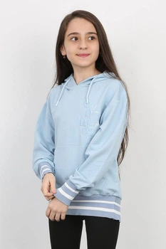 Худи детское 06323 158 см голубое