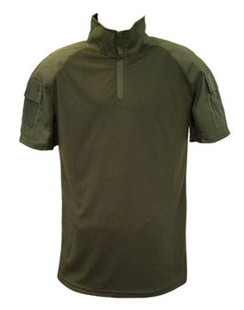 Рубашка Tactic4Profi УБАКС саржа-кулмакс хаки-хаки с коротким рукавом XL