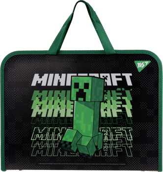 Папка-портфель YES Minecraft FC на блискавці з текстильними ручками (492168) (5056574418227)