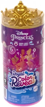 Набор сюрприз с куклой Disney Princess Royal Color Reveal Дисней Принцессы, 12см меняет цвет (в ассортименте) 7ед.