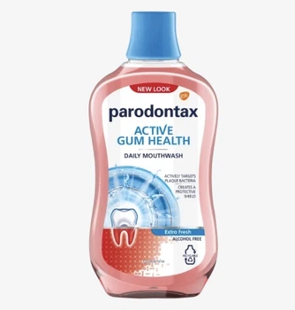 Parodontax Active Gum Health Daily Mouthwash Extra Fresh рідина для полоскання рота для здоров'я зубів і ясен (Extra Fresh 500 мл)