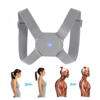 Корректор Memos для спины, осанки регулируемый с вибрацией при наклоне