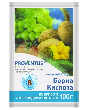 Борна Кислота Proventus для підживлення культур 100 г
