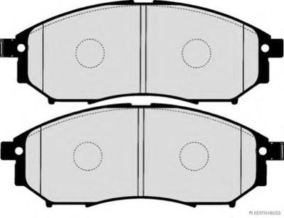 Колодки гальмівні Nissan QASHQAI J10, JJ10 07 PATHFINDER 05- NAVARA 05- MURANO 05- вир-во Jako Herth+Buss Jakoparts (J3601093)