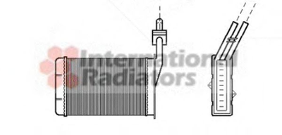 Радиатор отопителя R21 ALL MT/AT 86-95 LHD Van Wezel Van Wezel (43006101)