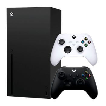 Набор Консоль Microsoft Xbox Series X 1TB Black Б/У + Геймпад Беспроводной + Robot White