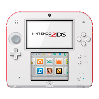 Консоль Nintendo 2DS Модифікована 32GB White Red + 10 Вбудованих Ігор Б/У