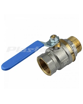 Кран 1" воздушный (на бочку) Putzmeister М740/4 Original синий