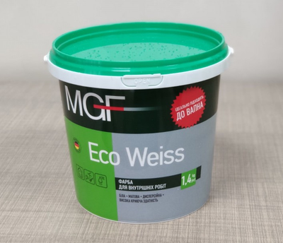 Фарба MGF M1 Eco Weiss 1,4 кг