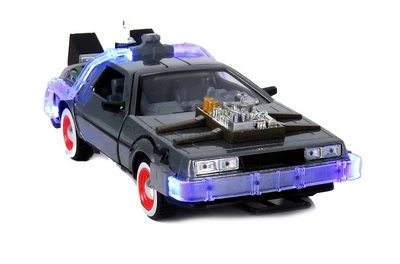 Назад в майбутнє 3 - Машина часу Back to The Future Part III Movie Delorean Time Machine with Lights Jada Toys