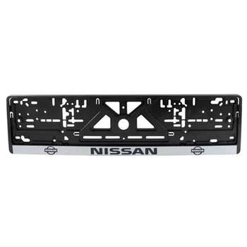 Рамка для номерного знака Winso Nissan универсальная крепежная защита для авто номерной держатель (LI-D_22-O)