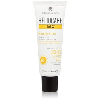 Сонцезахисний мінеральний флюїд SPF 50 Cantabria Labs Heliocare 360 50 мл.