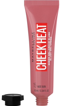 Рум'яна для обличчя Maybelline New York Cheak Heat 15 Світло-рожевий 10 мл (3600531591304)