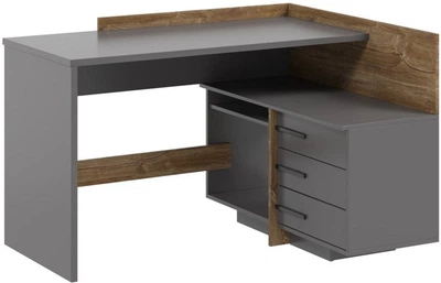 Компьютерный стол Mesa Эстет 129 х 102 х 75 см правый Дуб Таверна/Графит (МС21)