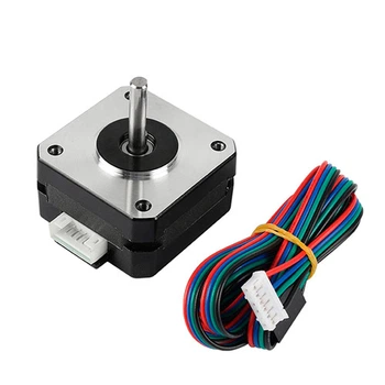Шаговый двигатель для 3D-принтера ЧПУ станка NEMA17 0.7A 17HS4023 (510385)