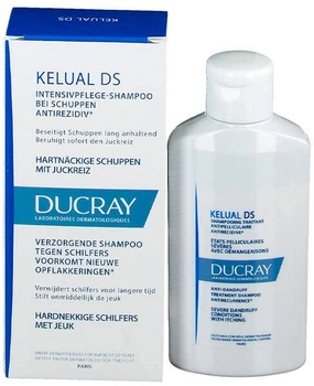 Шампунь Ducray Kelual DS проти стійкої лупи і себорейного дерматиту 100 мл (3282779051231)