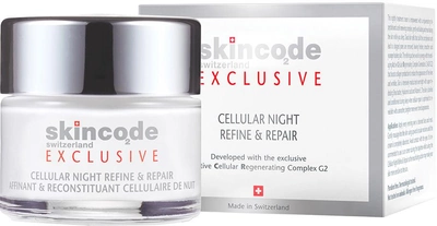 Вирівнюючий та відновлюючий клітинний нічний крем Skincode 50 мл (7640107050237)