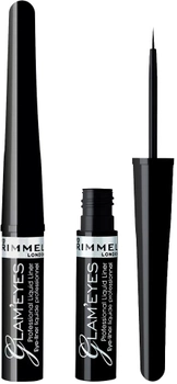 Підводка для очей Rimmel Glam'Eyes Professional Liquid Liner 3.5 мл Black Glamour (3607344174083)