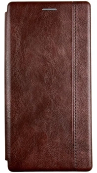 Чехол-книжка New Elegant на Samsung Galaxy Note 10 Plus коричневый