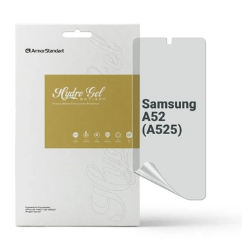 Защитная пленка для Samsung A52 гидрогелевая конфиденциальная противоударная бронепленка Anti-spy на телефон ArmorStandart защита стекла антишпион пленка (ARM69752)