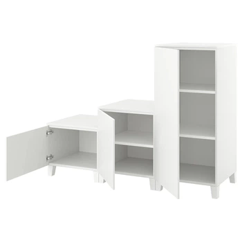 Гардероб з 3 дверями ІКЕА PLATSA 180x57x133 см (s39624969)