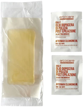 Воскові смужки для депіляції обличчя Arcocere Hair-removing strips Face 10 шт (DE532) (8024908995321)